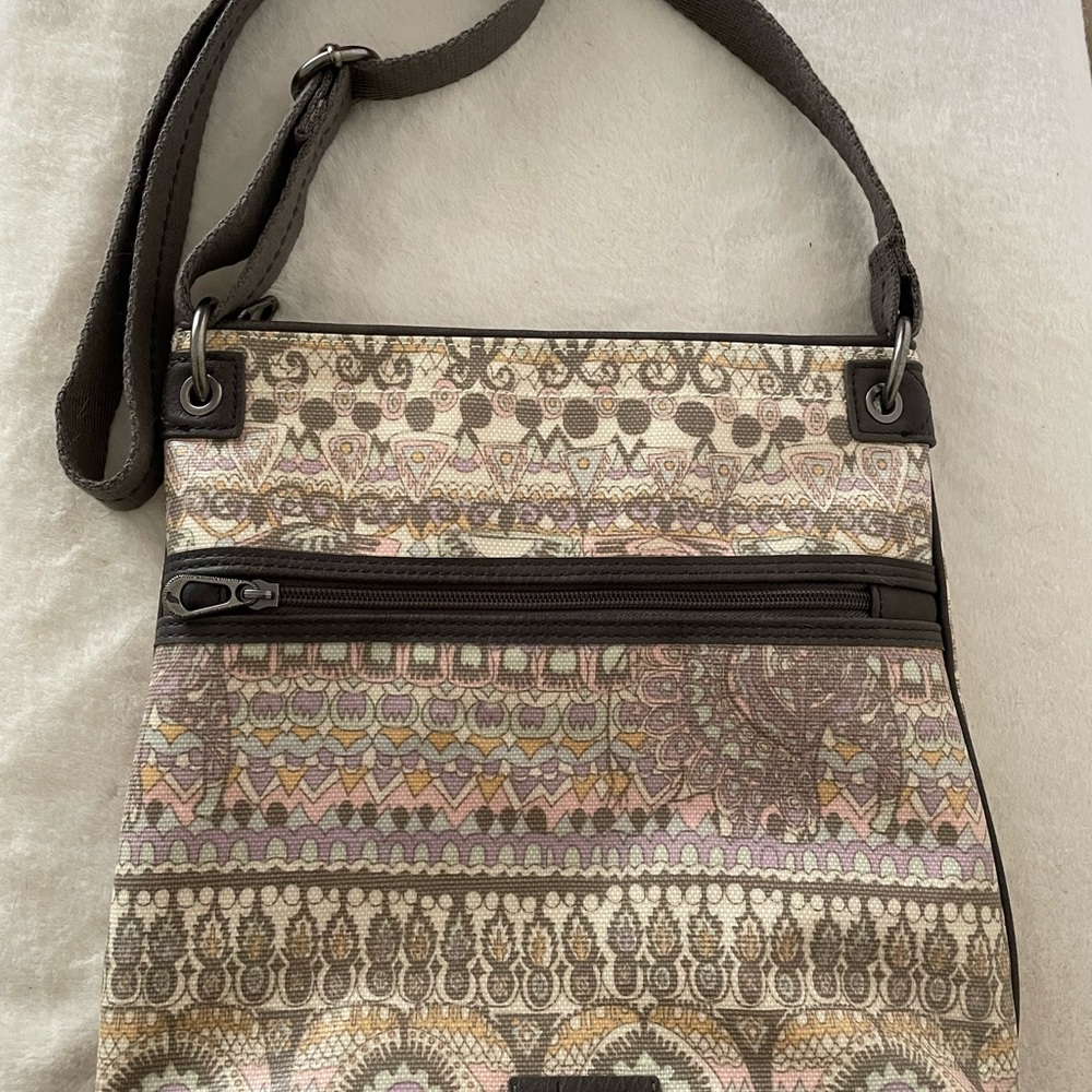 Sakroots Cotten Canvas Clear Coated Crossbody Bag - Picture 1 of 9